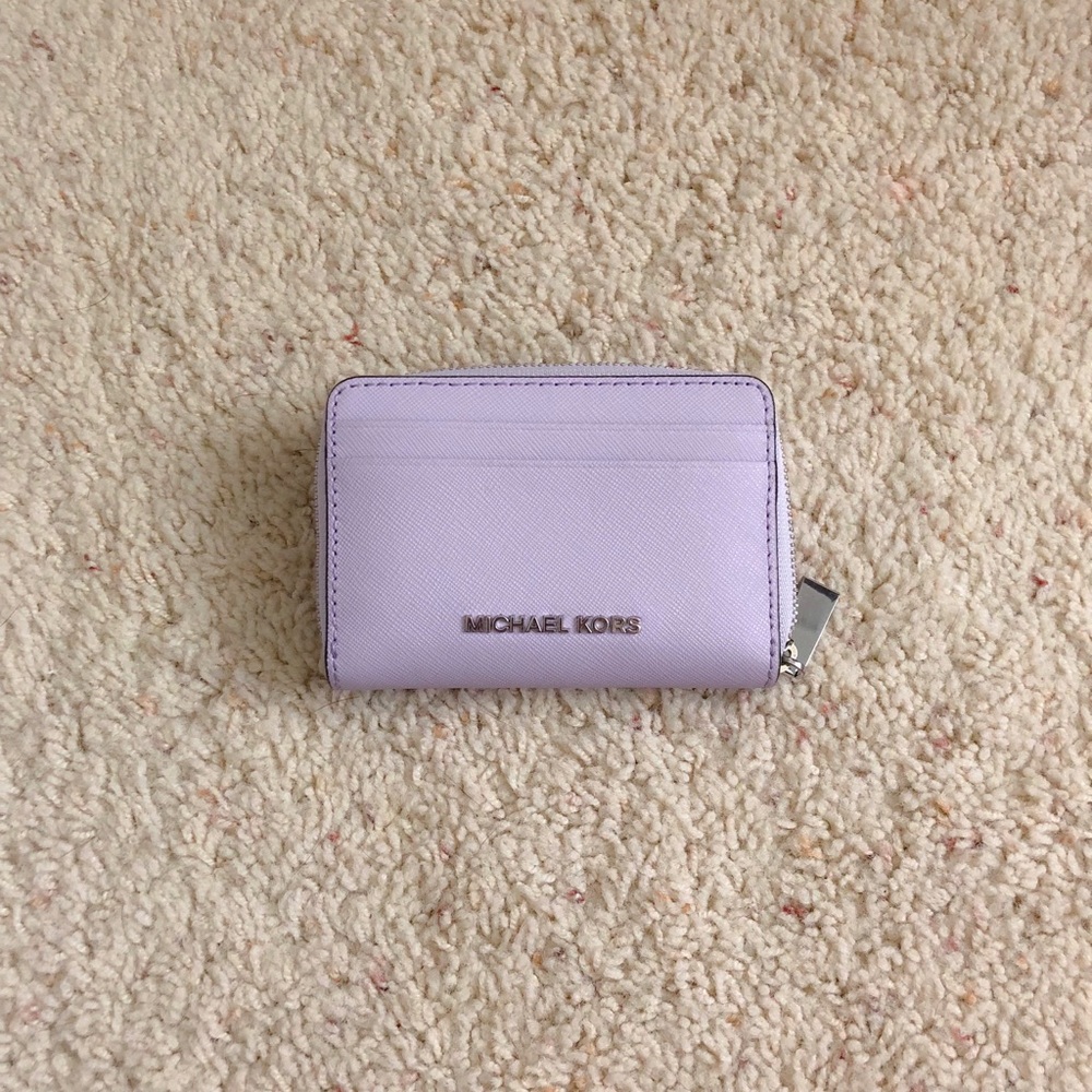 Like New MK Zip Card Case Wallet